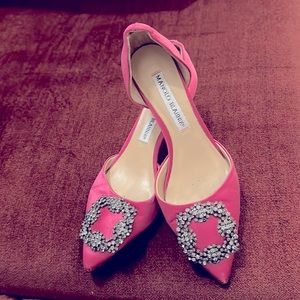 Pink MANOLO BLAHNIK shoes
